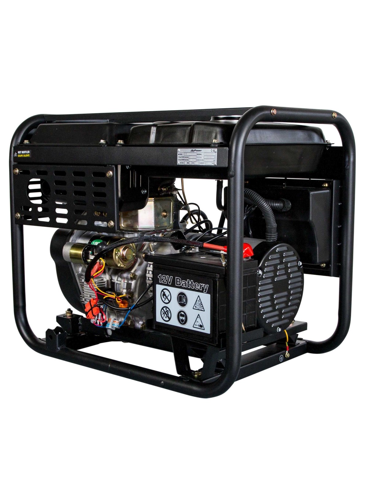 Generador Diesel de 7.9kVA ITCPower DG7800LET - Ademax España