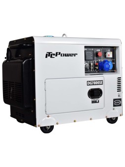 Generador Diésel Monofasico Insonorizado ITC-POWER DG7800SE de 6500W