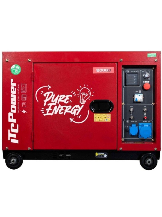 Generador Diésel de 6.3kW ed Especial KOMPAK/ITC-Power - Ademax España