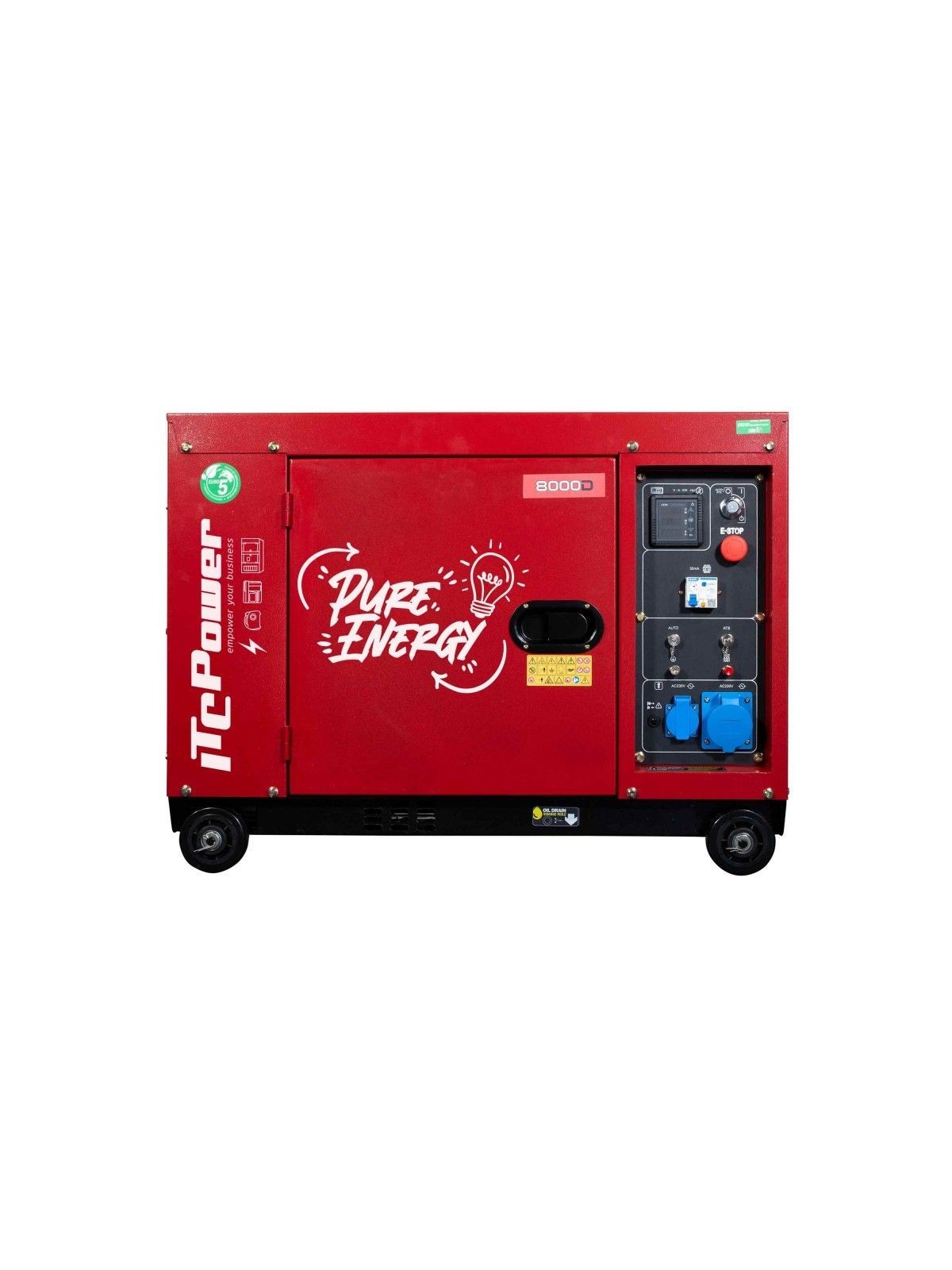 Generador Diésel de 6.3kW ed Especial KOMPAK/ITC-Power - Ademax España