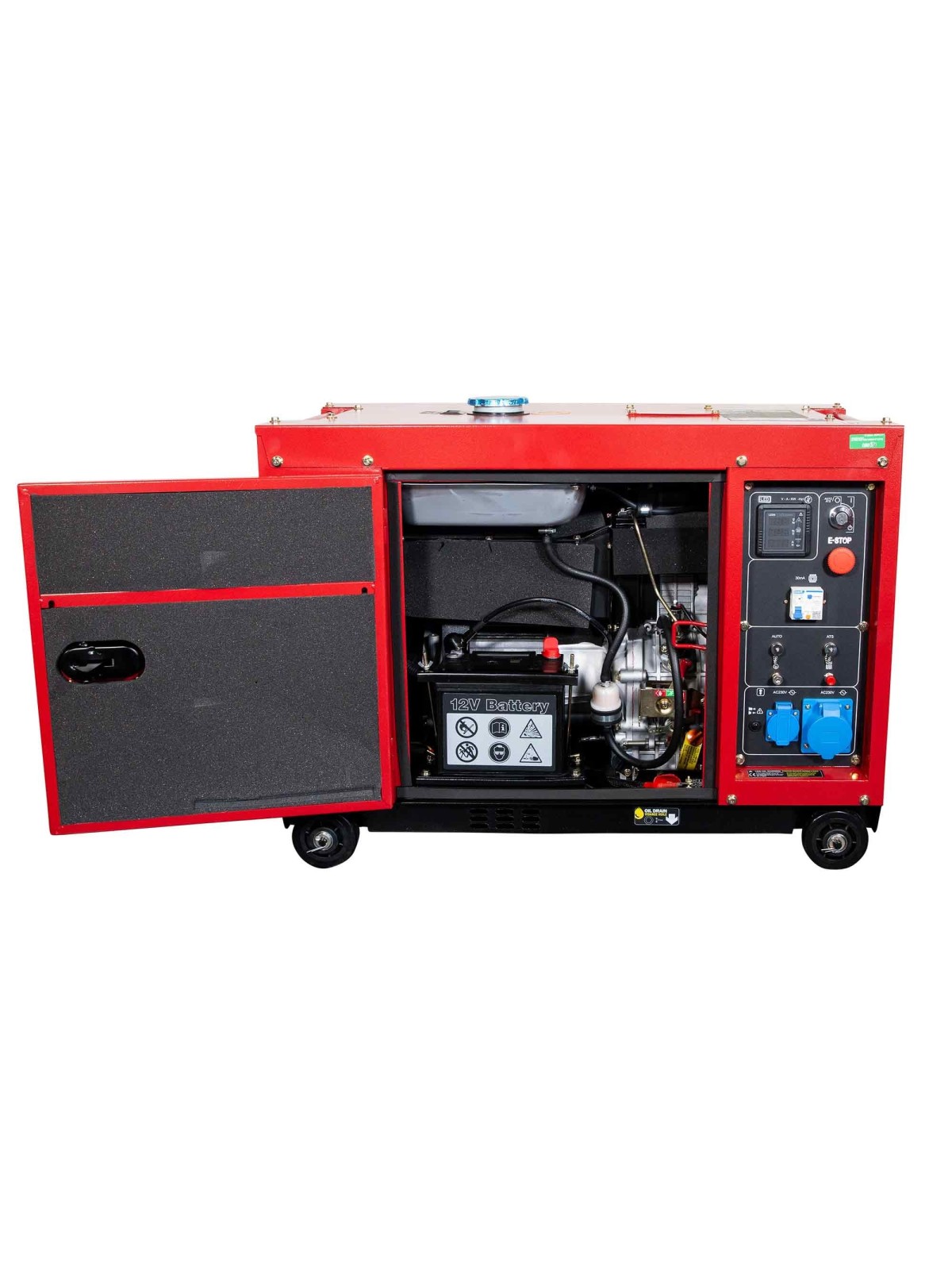Generador Diésel de 6.3kW ed Especial KOMPAK/ITC-Power - Ademax España