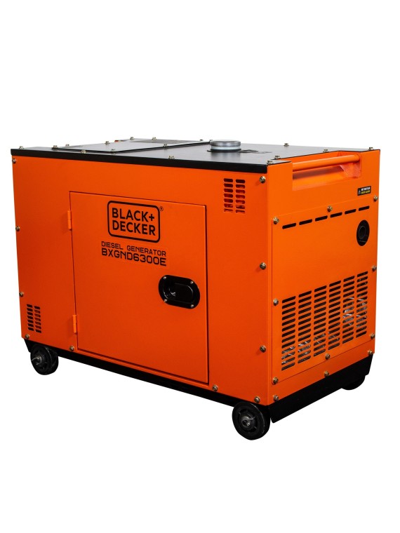 Generador Diésel 6500W Monofasico de Black + Decker BXGND6300E - Ademax España