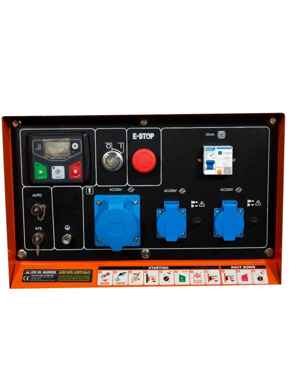 Generador Diésel 6500W Monofasico de Black + Decker BXGND6300E - Ademax España