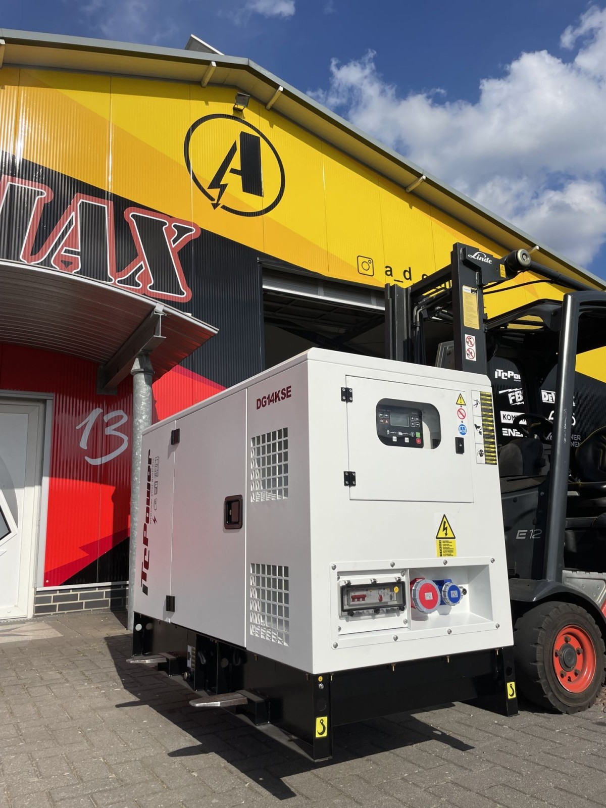 Grupo Electrógeno Diesel 14kVA  ITC Power DG14KSE - Ademax España