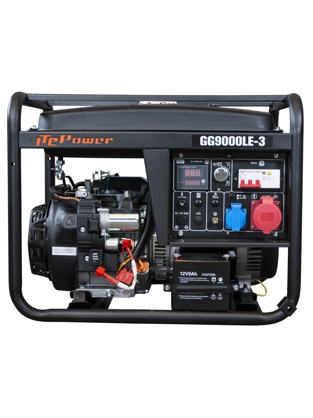 Generador Gasolina de 8,3kVA ITC POWER GG9000LE-3 - Ademax España