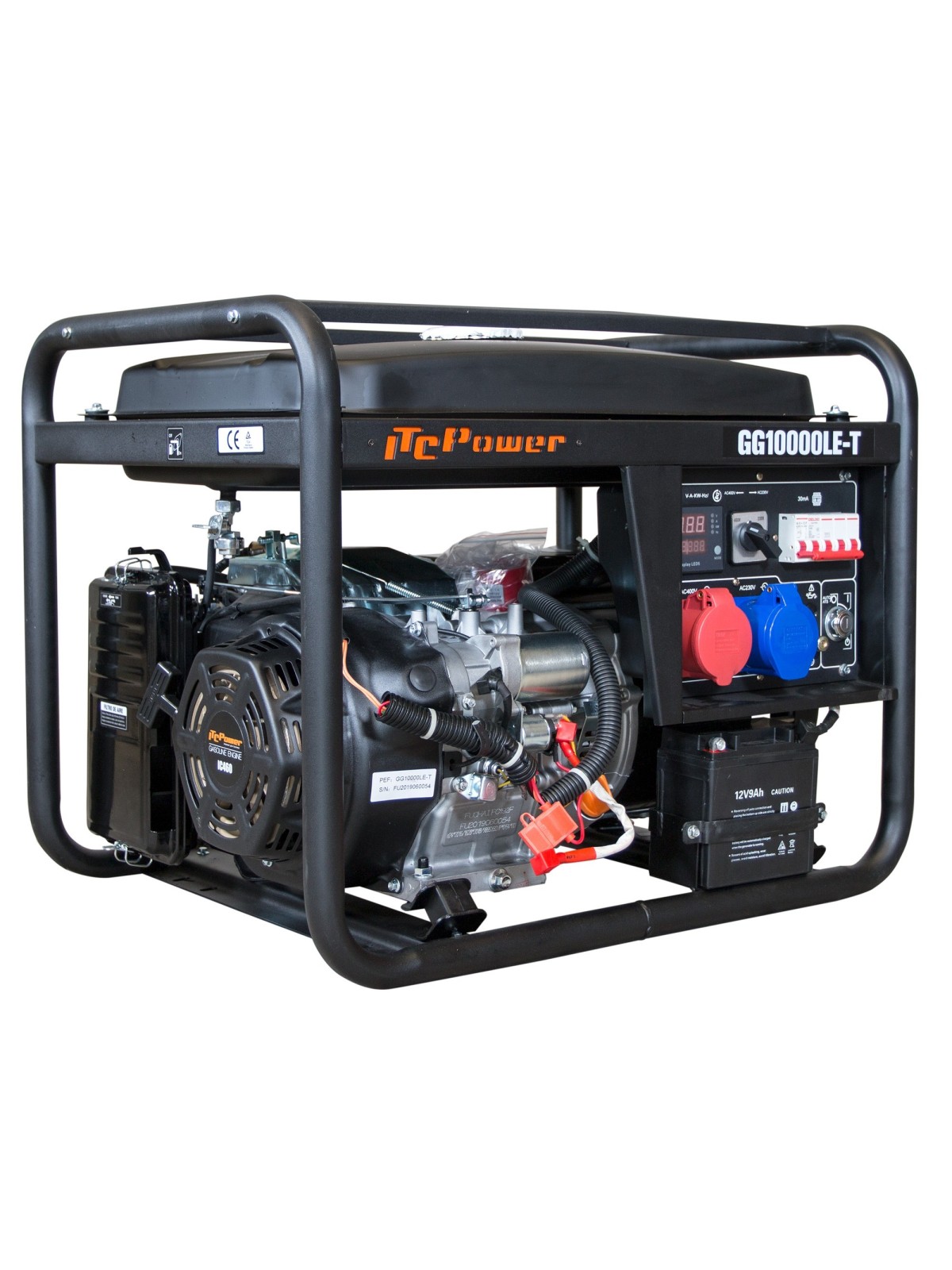 Generador de Gasolina Trifasico ITC POWER GG10000LET de 9.4 kVA