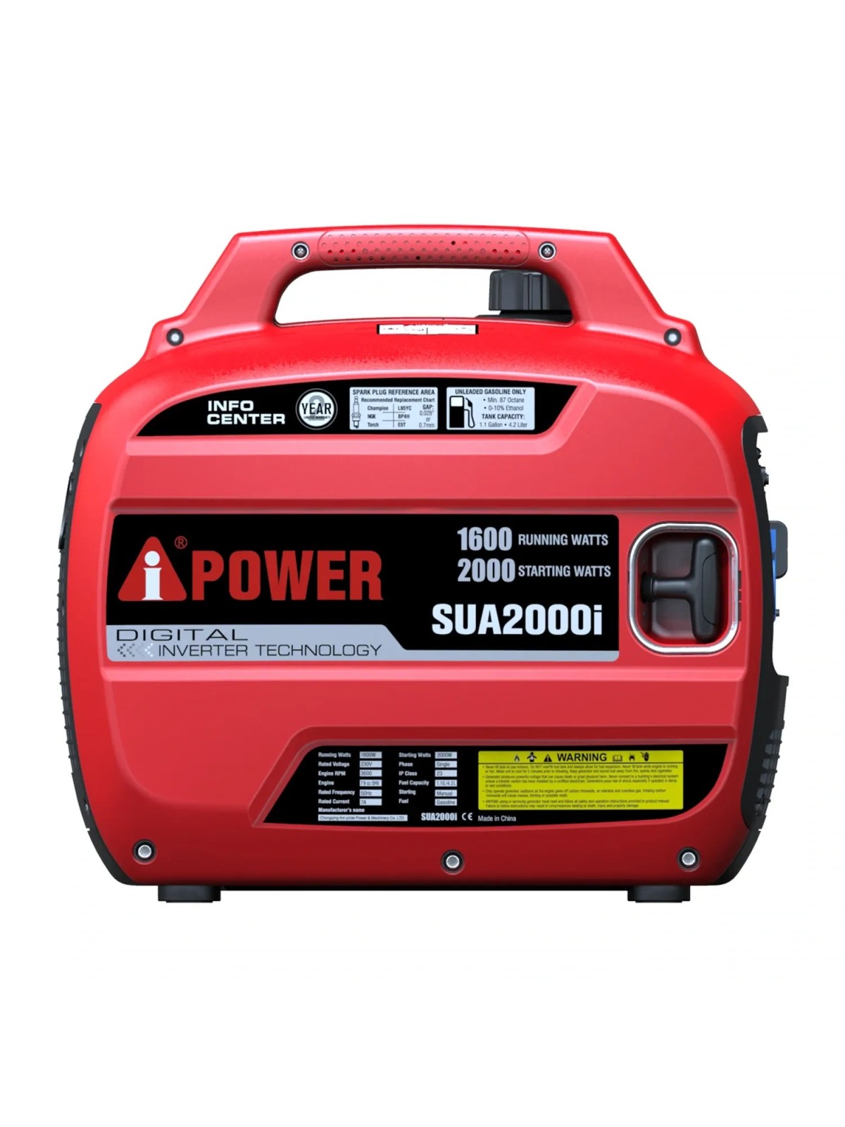 Generador Inverter Gasolina de 2000W Ai Power SUA2000i - Ademax España