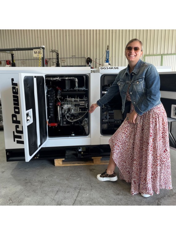 Grupo Electrógeno de 66kVA Trifasico ITCPower DG66KSE - Ademax España