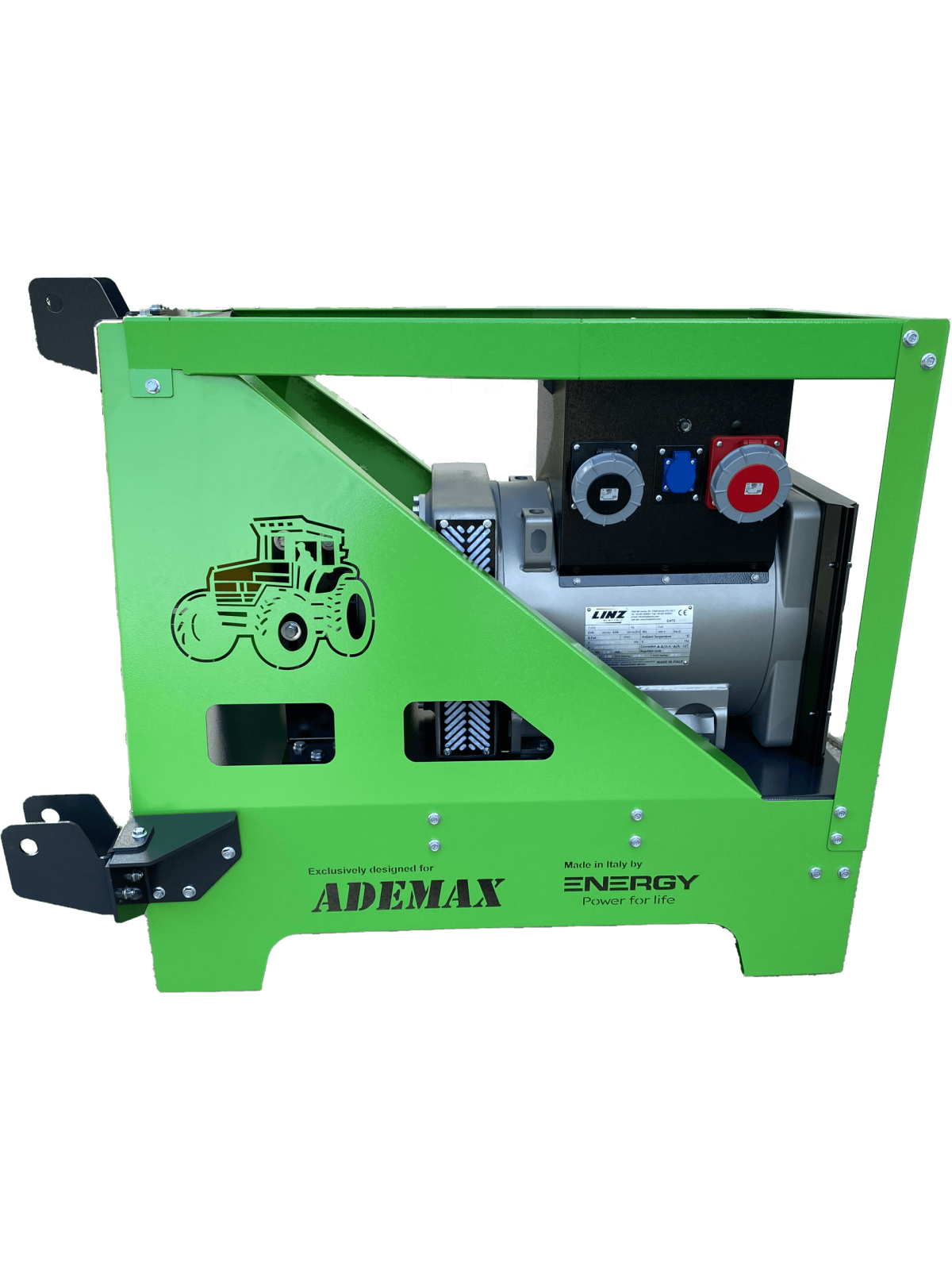 Generator PTO ENERGY ADEY-85TCS-AVR-IP-ISO con REGULADOR DE VOLTAJE AVR Y PROTECCION IP44