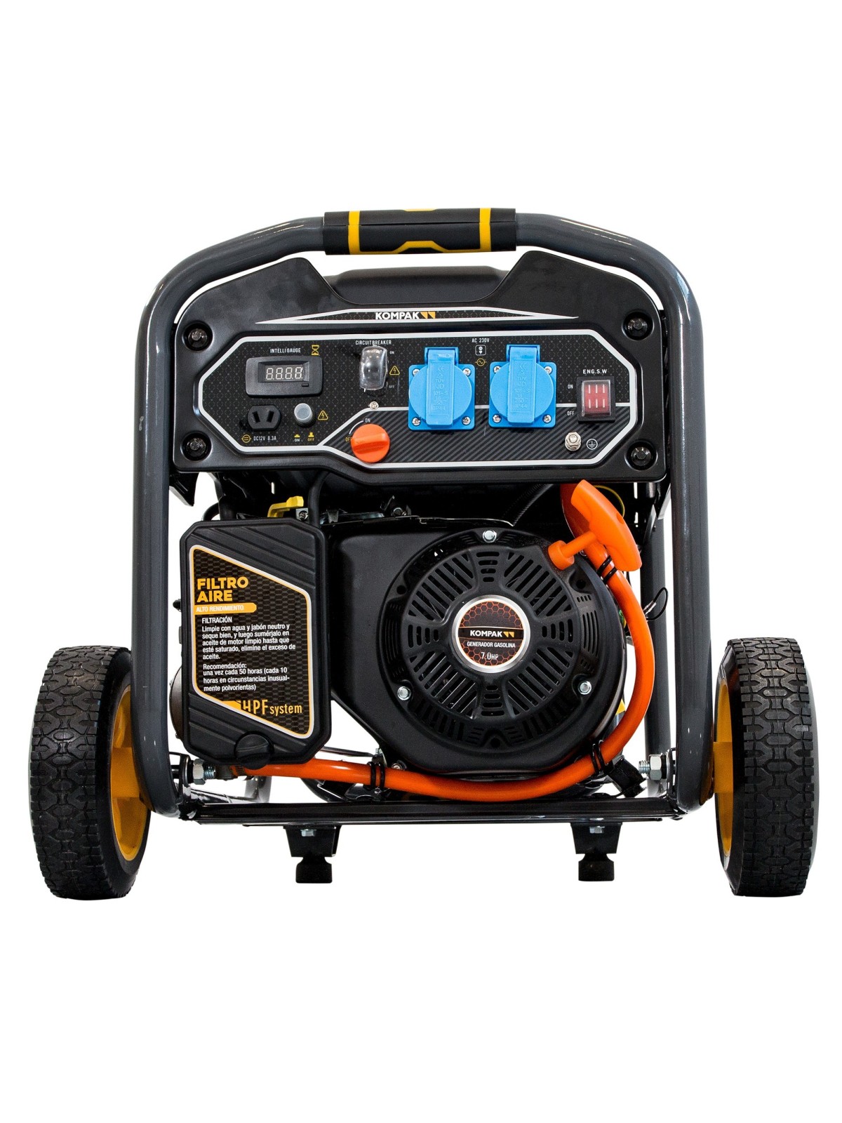 Generador Gas y Gasolina de 3300W KOMPAK K4000S-DF - Ademax España