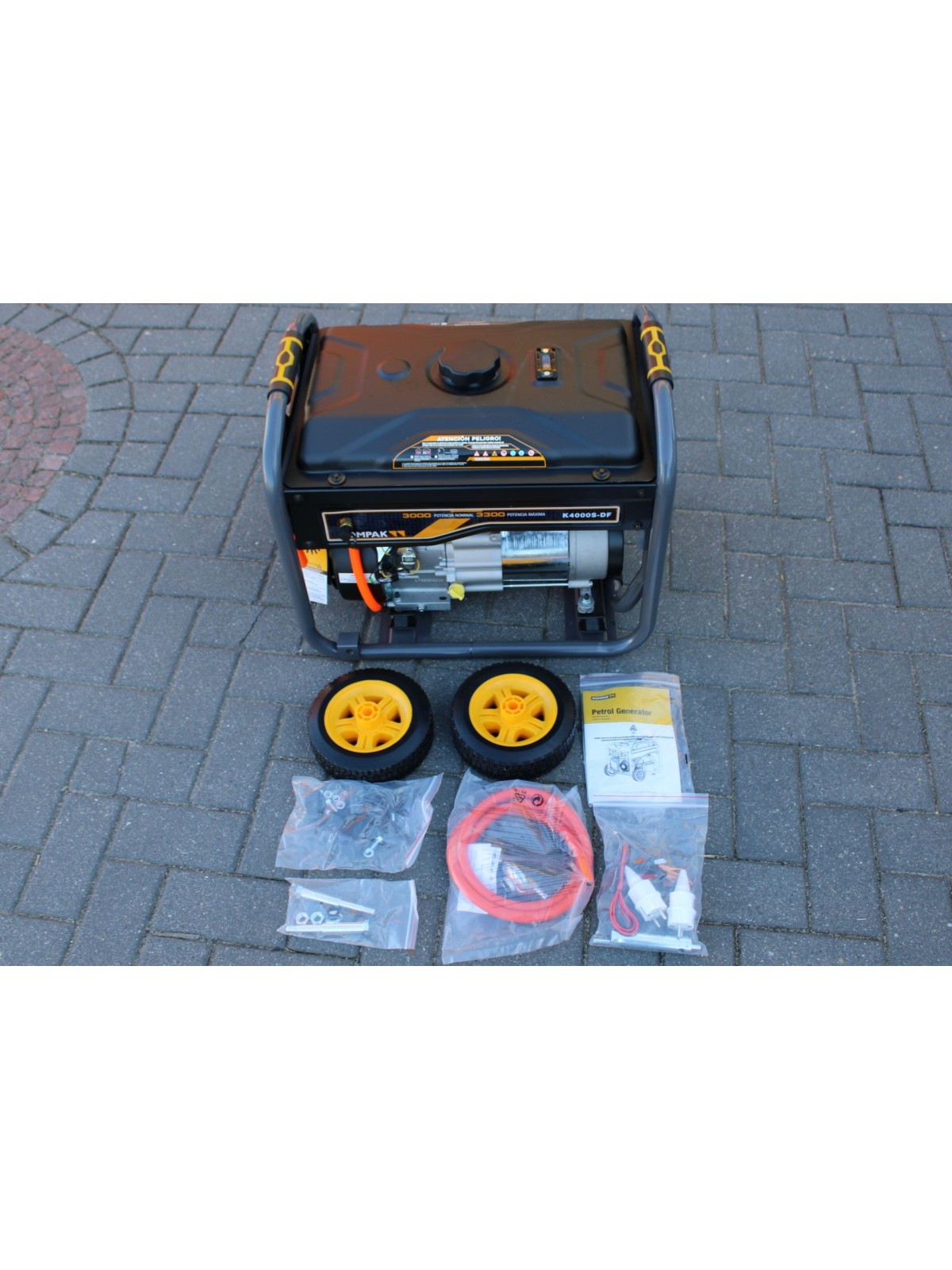 Generador Gas y Gasolina de 3300W KOMPAK K4000S-DF - Ademax España