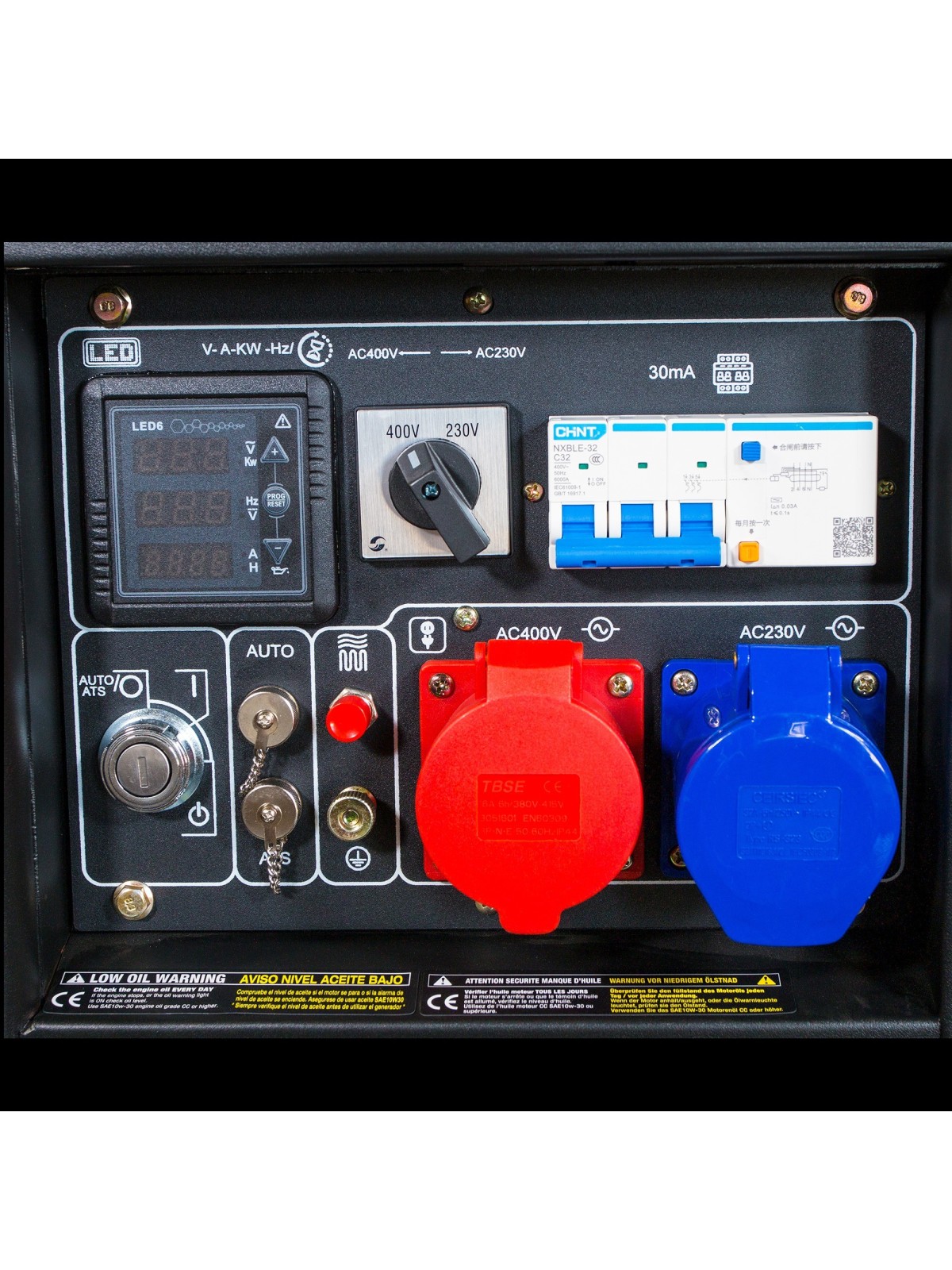 Generador Diésel Trifasico de 8,1kVA KOMPAK K8000LET - Ademax España