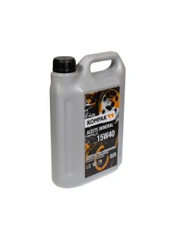 Aceite de 2 litros KOMPAK 15W40 - Especial para Motores Diesel y Gasolina - Ademax España