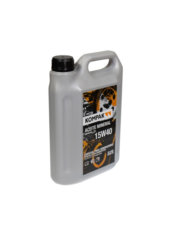 Aceite de 2 litros KOMPAK 15W40 - Especial para Motores Diesel y Gasolina - Ademax España
