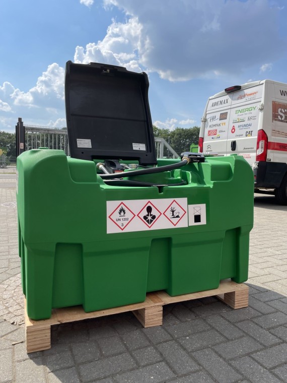 Estación de servicio móvil Tanque de combustible de 430L con Bomba de tanque