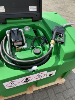 Estación de servicio móvil Tanque de combustible de 430L con Bomba de tanque