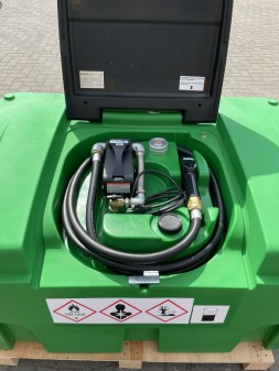 Estación de servicio móvil Tanque de combustible de 430L con Bomba de tanque