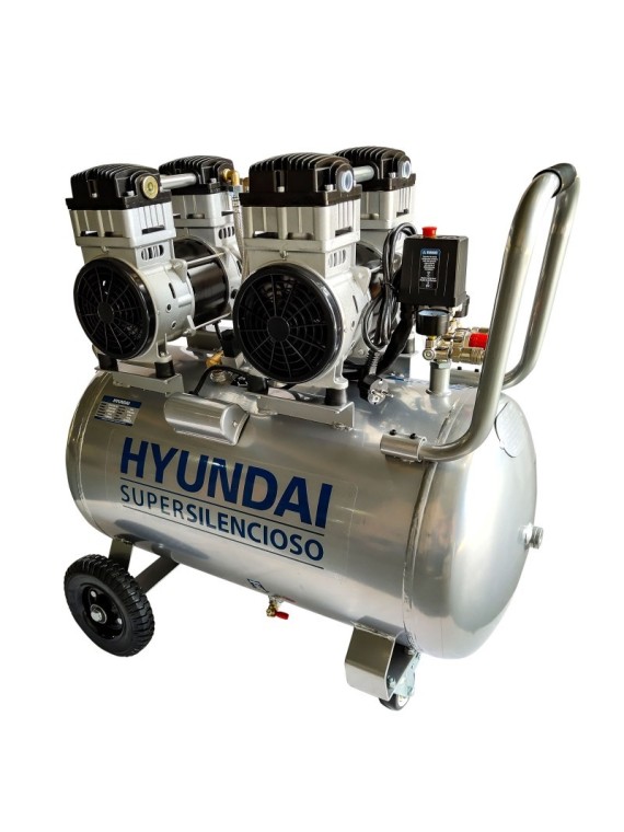 Compresor Silencioso de 100L  HYUNDAI HYAC100-3S - Ademax España