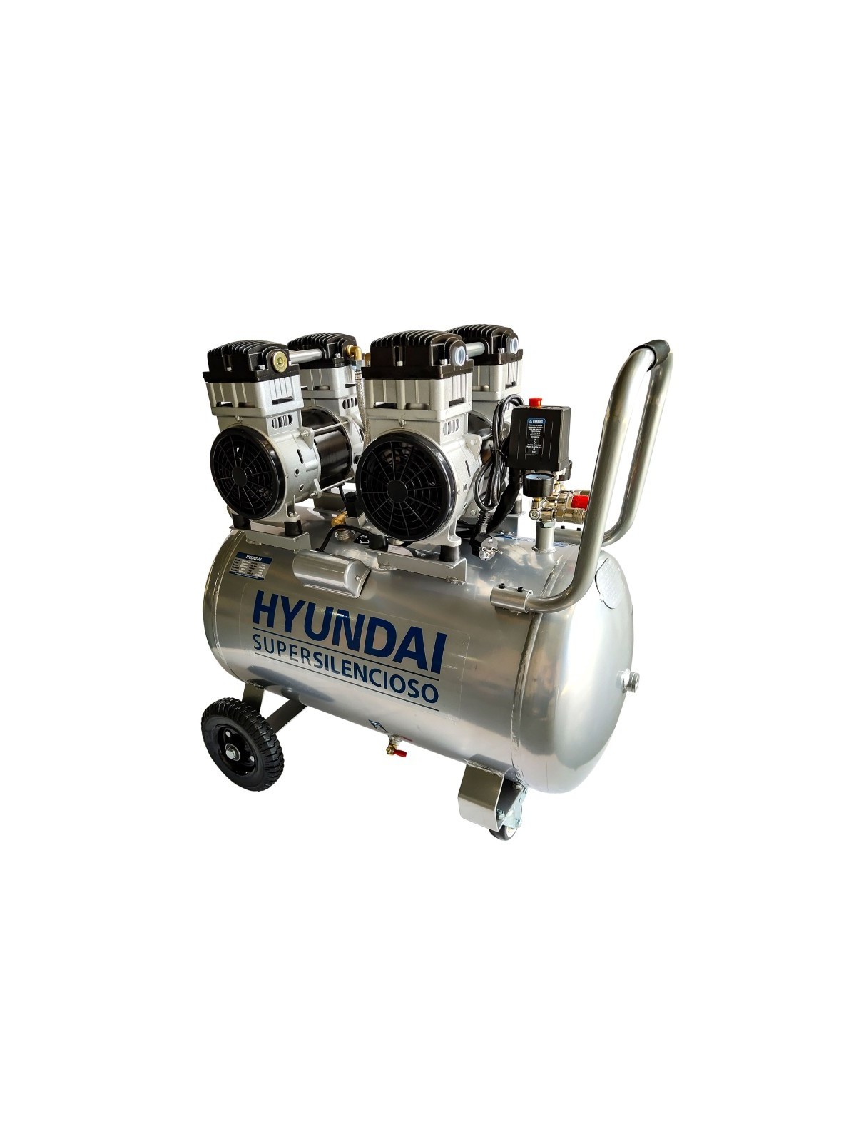 Compresor Silencioso de 100L  HYUNDAI HYAC100-3S - Ademax España