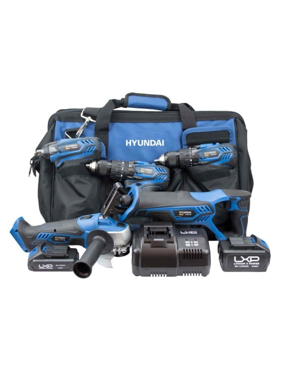 Kit de 5 herramientas a Bateria de HYUNDAI HY-COMBO-5 - Ademax España