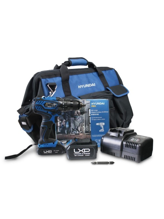 Conjunto Taladro Atornillador HYUNDAI HY-COMBO-1-1 - Ademax España