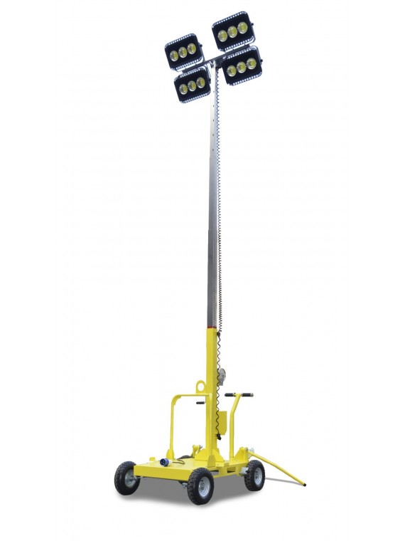 Torre de luz KOMPAK LT800-LED para iluminar 3.000 m² - Ademax España