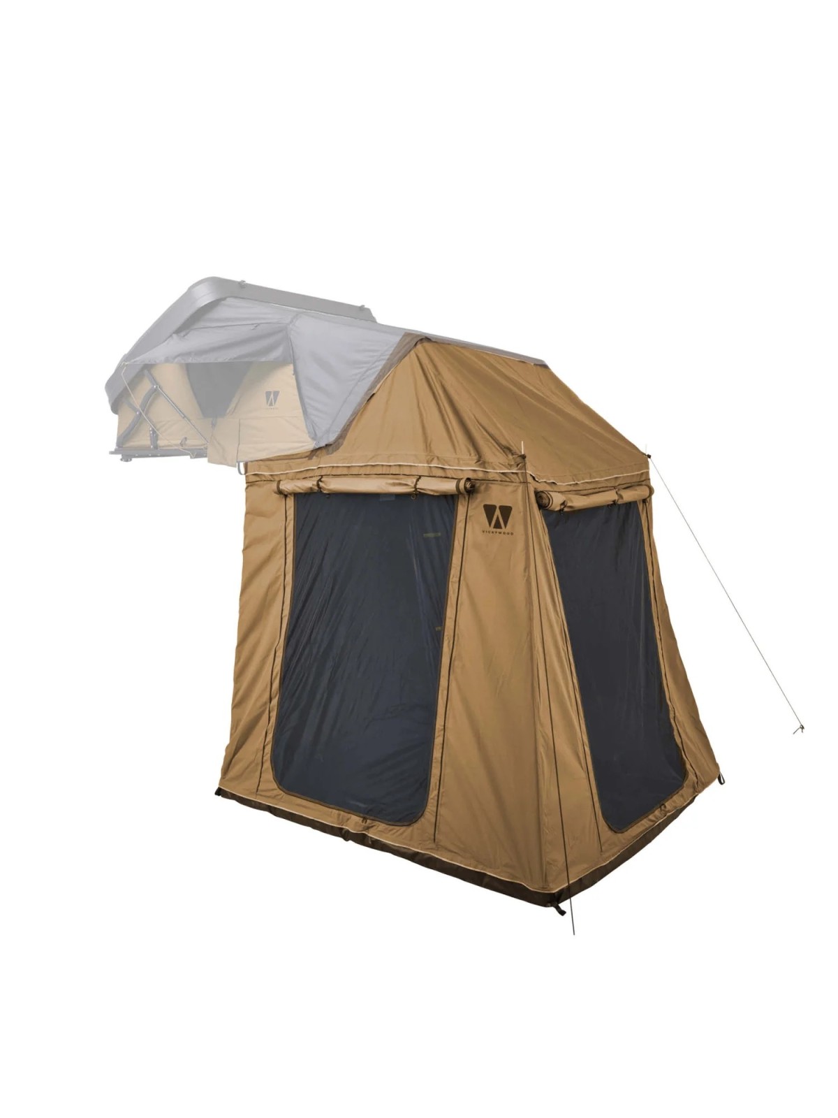 Toldo bajo de 220cm para carpa de techo MIGHTY OAK Gen 3.0 160 de VICKYWOOD Caqui