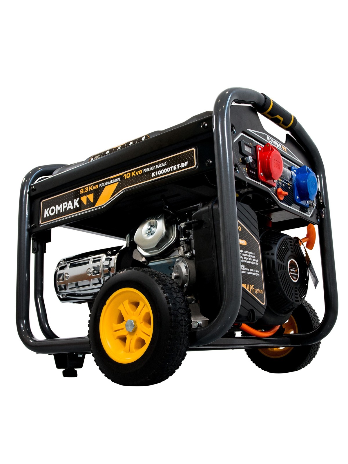 Generador KOMPAK 10 kVA Gas y Gasolina K10000TET-DF - Ademax España
