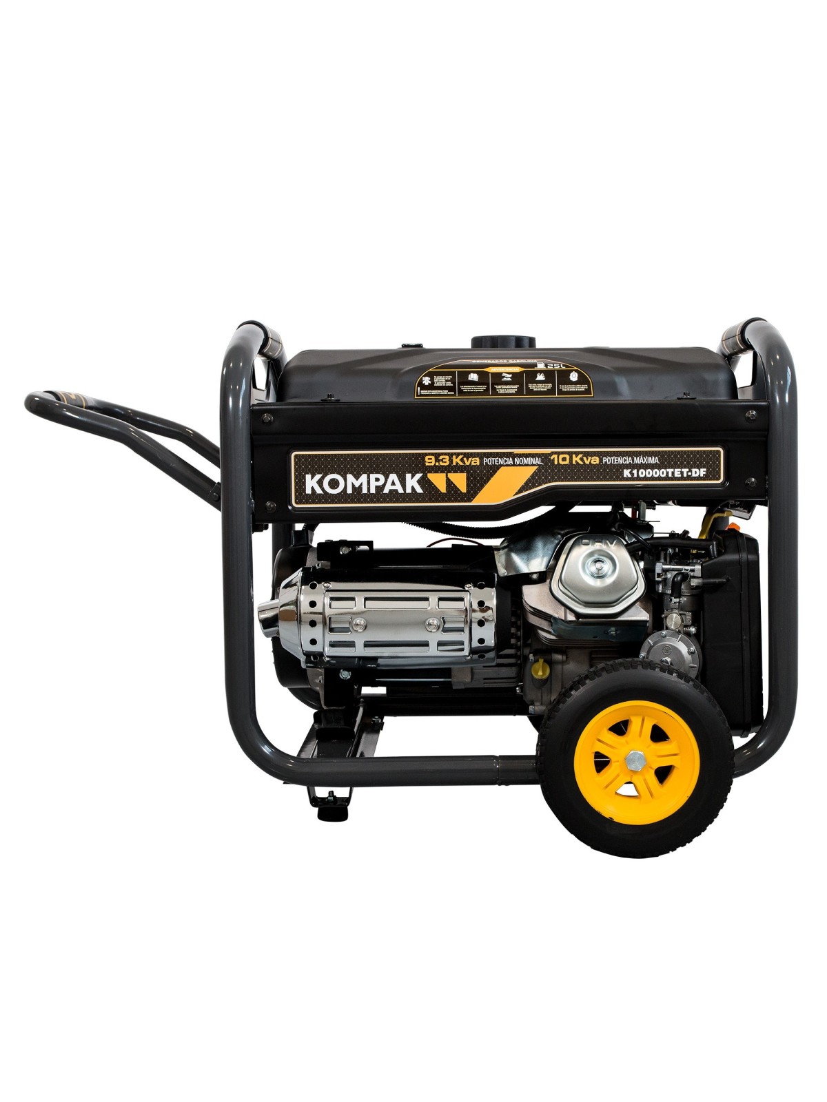 Generador KOMPAK 10 kVA Gas y Gasolina K10000TET-DF - Ademax España