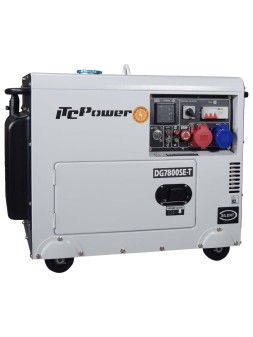 Generador Diésel  Trifasico Insonorizado ITC-POWER DG7800SE-T