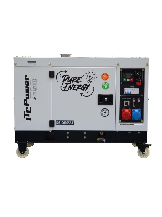 Generador Diésel 10.6kVA de ITCPOWER DG10000SET  - Ademax España