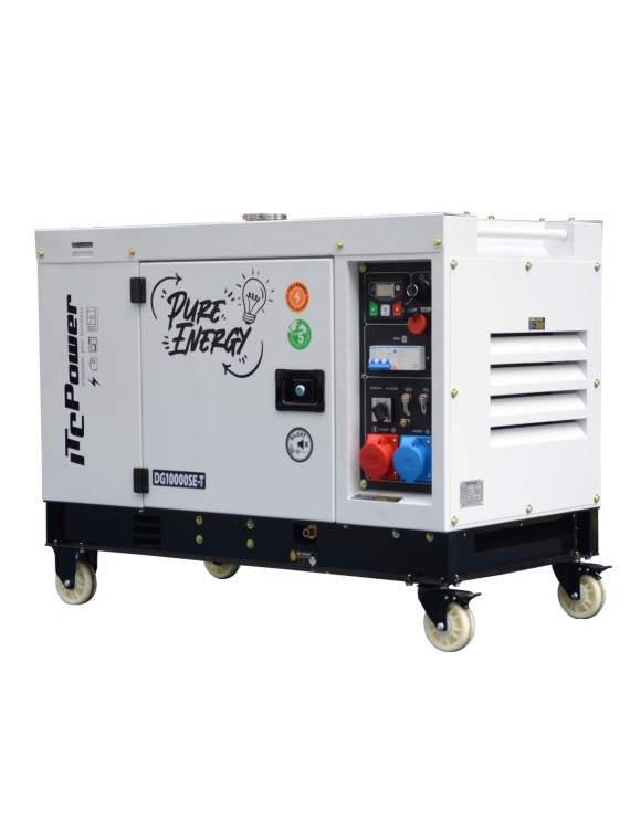 Generador Diésel 10.6kVA de ITCPOWER DG10000SET  - Ademax España