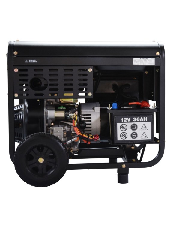 Generador Diesel 7.9kVA Trifasico HYUNDAI DHY8500LEK-T - Ademax España