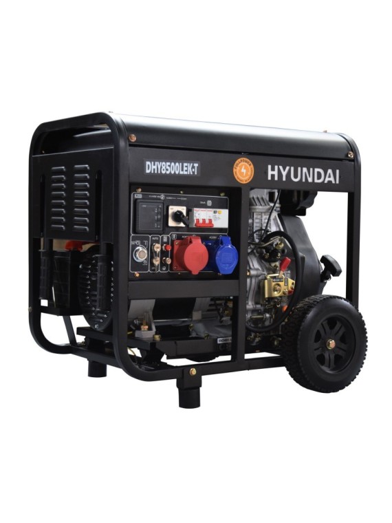 Generador Diesel 7.9kVA Trifasico HYUNDAI DHY8500LEK-T - Ademax España