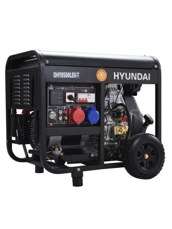 Generador Diesel 7.9kVA Trifasico HYUNDAI DHY8500LEK-T - Ademax España