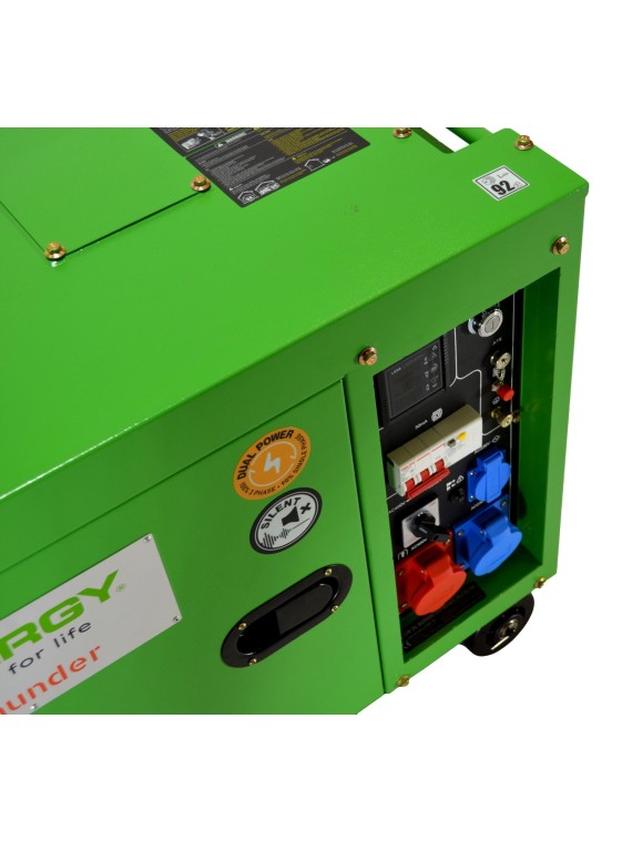 Generador FULL POWER Diesel de 9kVA ENERGY T9000FULL
