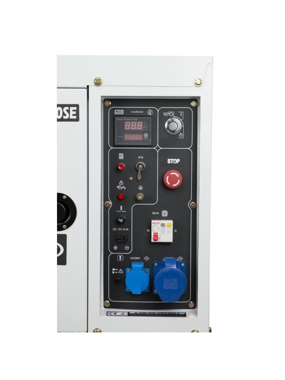 Generador 6.5 KW Diesel Monofasico HYUNDAI HYDHY8600SE - Ademax España