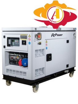 Generador refriguerado por agua ITCPower DG12000XSE - Ademax España