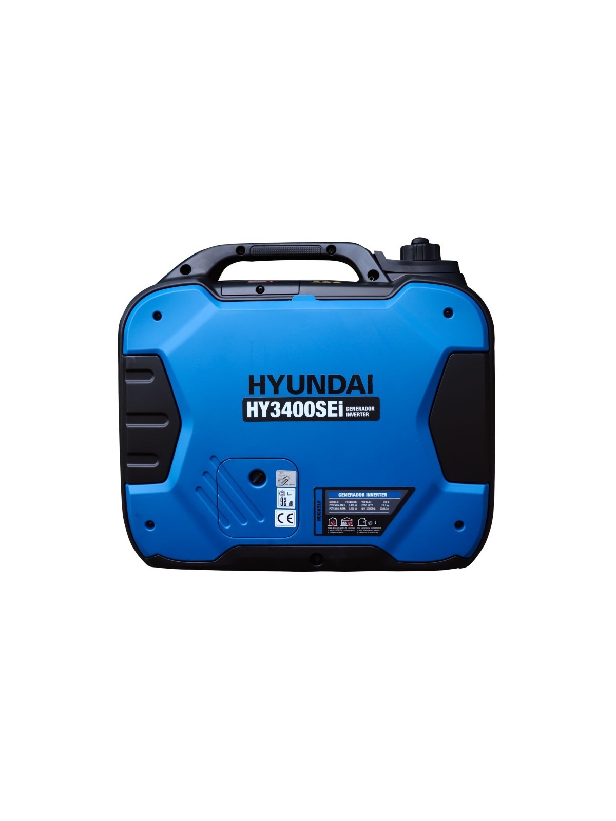 GENERADOR INVERTER A GASOLINA DE 3,4KW HYUNDAI - Ademax España