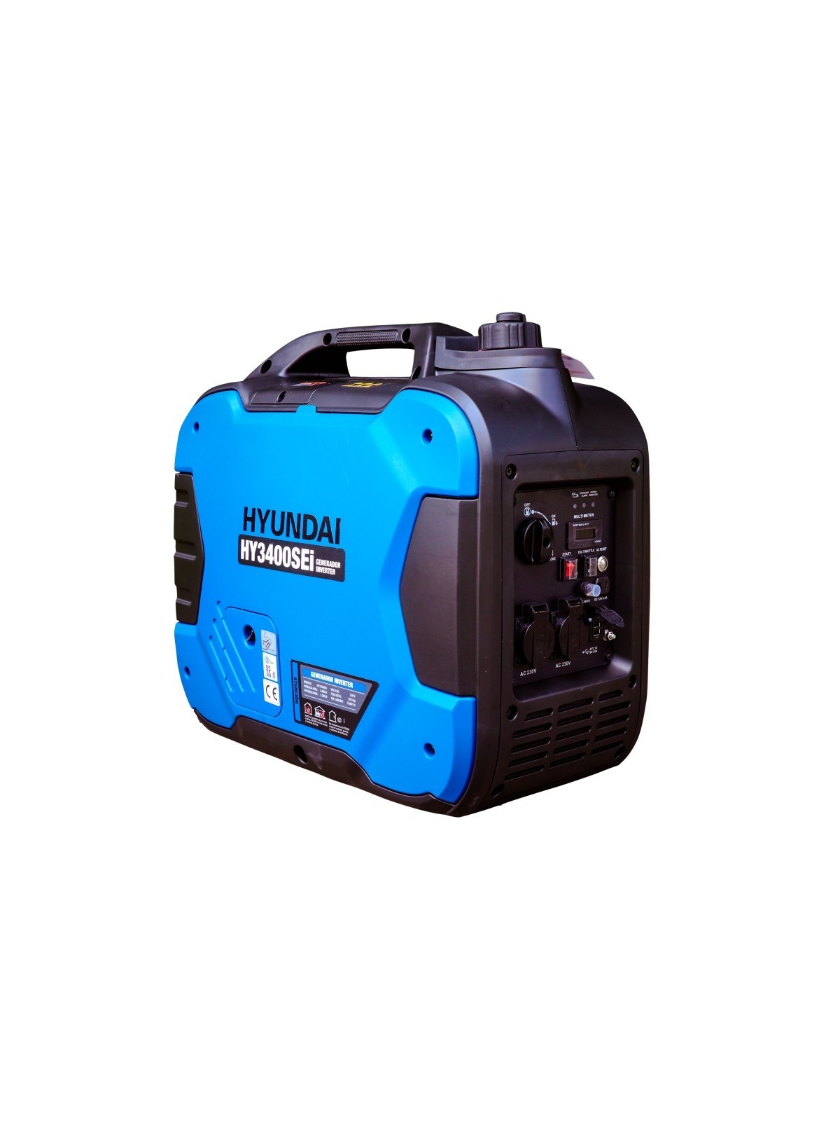 GENERADOR INVERTER A GASOLINA DE 3,4KW HYUNDAI - Ademax España