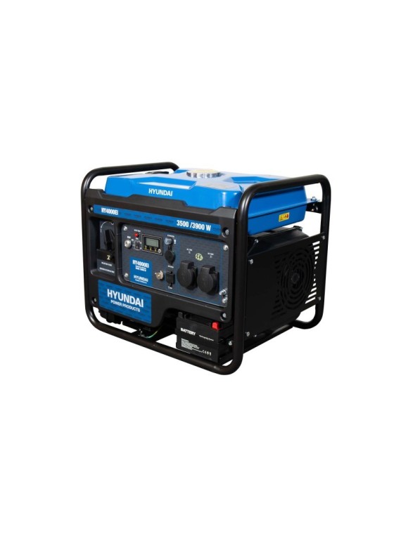 Generador inverter gasolina abierto de 3900W Hyundai - Ademax España