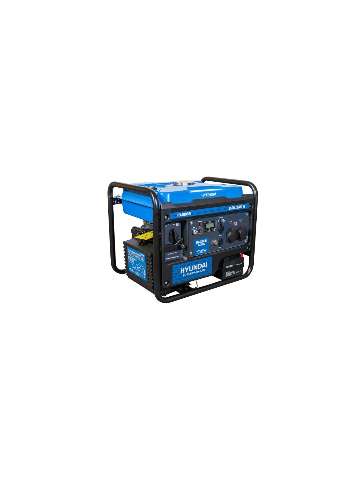 Generador inverter gasolina abierto de 3900W Hyundai - Ademax España