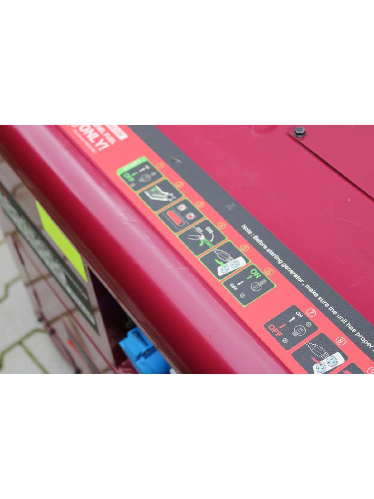 Generador Trifasico FULL POWER de 8kVA Diesel Ai-Power APD9500Q ADEMAX edition de 8kVA  OUTLET