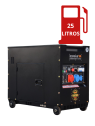Generador Diésel de 8kVA KOMPAK KD8000SET-CAMO-B - Ademax España