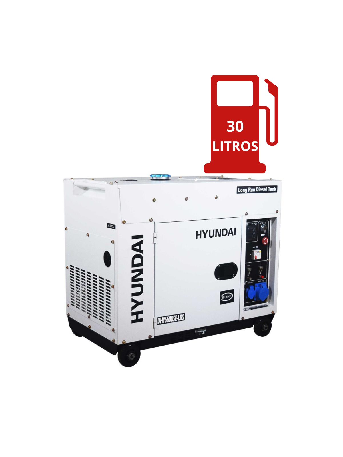 Generador Diesel de 5kW HYUNDAI DHY6600SE - Ademax España