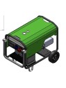 Juego de ruedas para generadores de energía EY16TBE Ademax