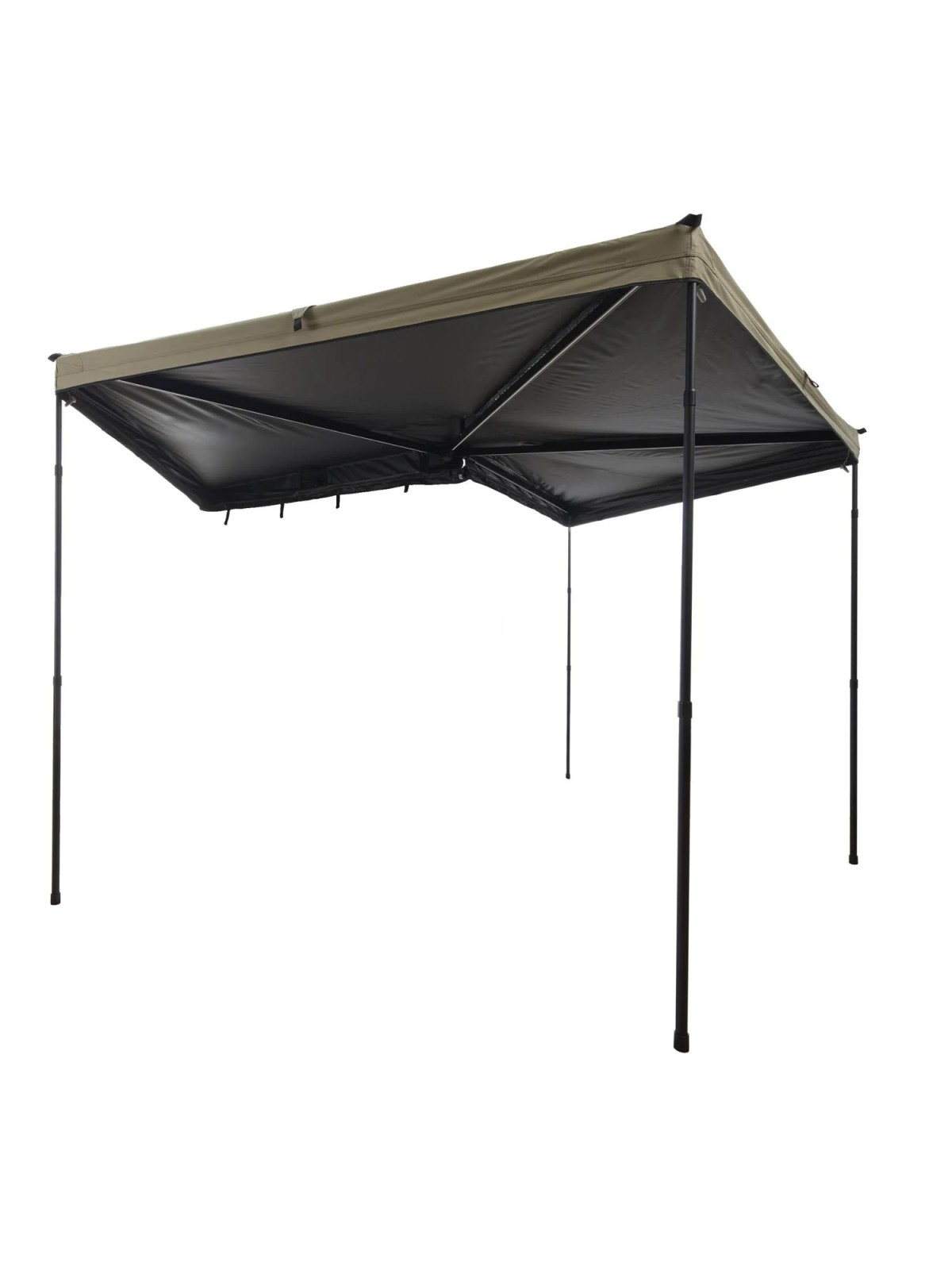 Toldo lateral coche 270° LIGHT LEAF 2m color arena - Ademax España
