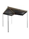 Toldo lateral coche 270° LIGHT LEAF 2m color arena - Ademax España