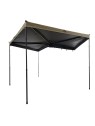 Toldo lateral coche 270° LIGHT LEAF 2m color arena - Ademax España