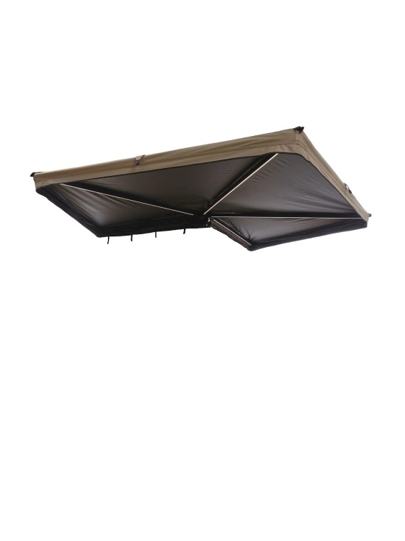 Toldo lateral coche 270° LIGHT LEAF 2m color arena - Ademax España